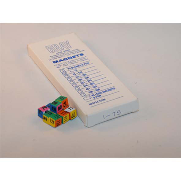 magnete für brunstkalender nummeriert 1-75 #1