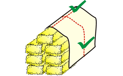 Stroh- und Heuschutzvlies