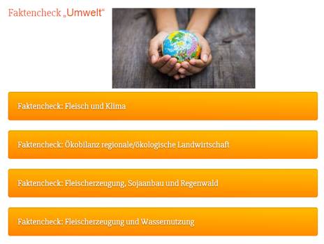 Faktencheck Umwelt