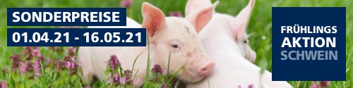 Frühlingsaktion Schwein 2021