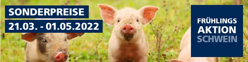 Frühlingsaktion Schwein 2022