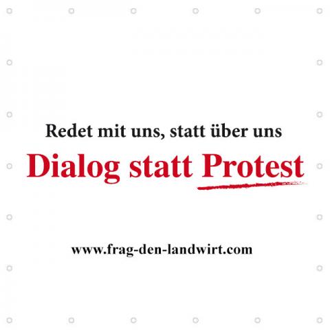 Frag den Landwirt: Dialog statt Protest