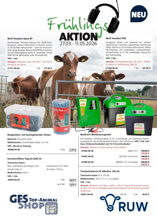 Frühlingsaktion Rind 2026