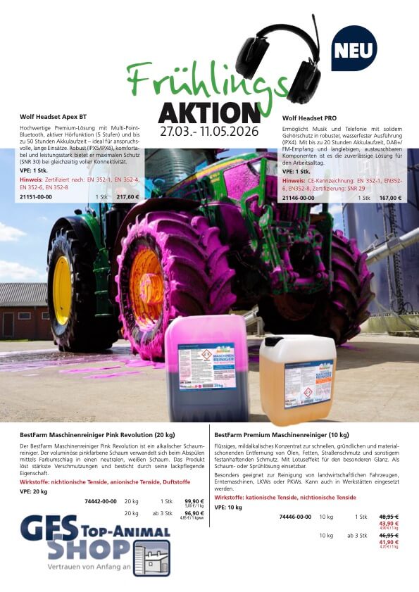 Frühlingsaktion Schwein 2026