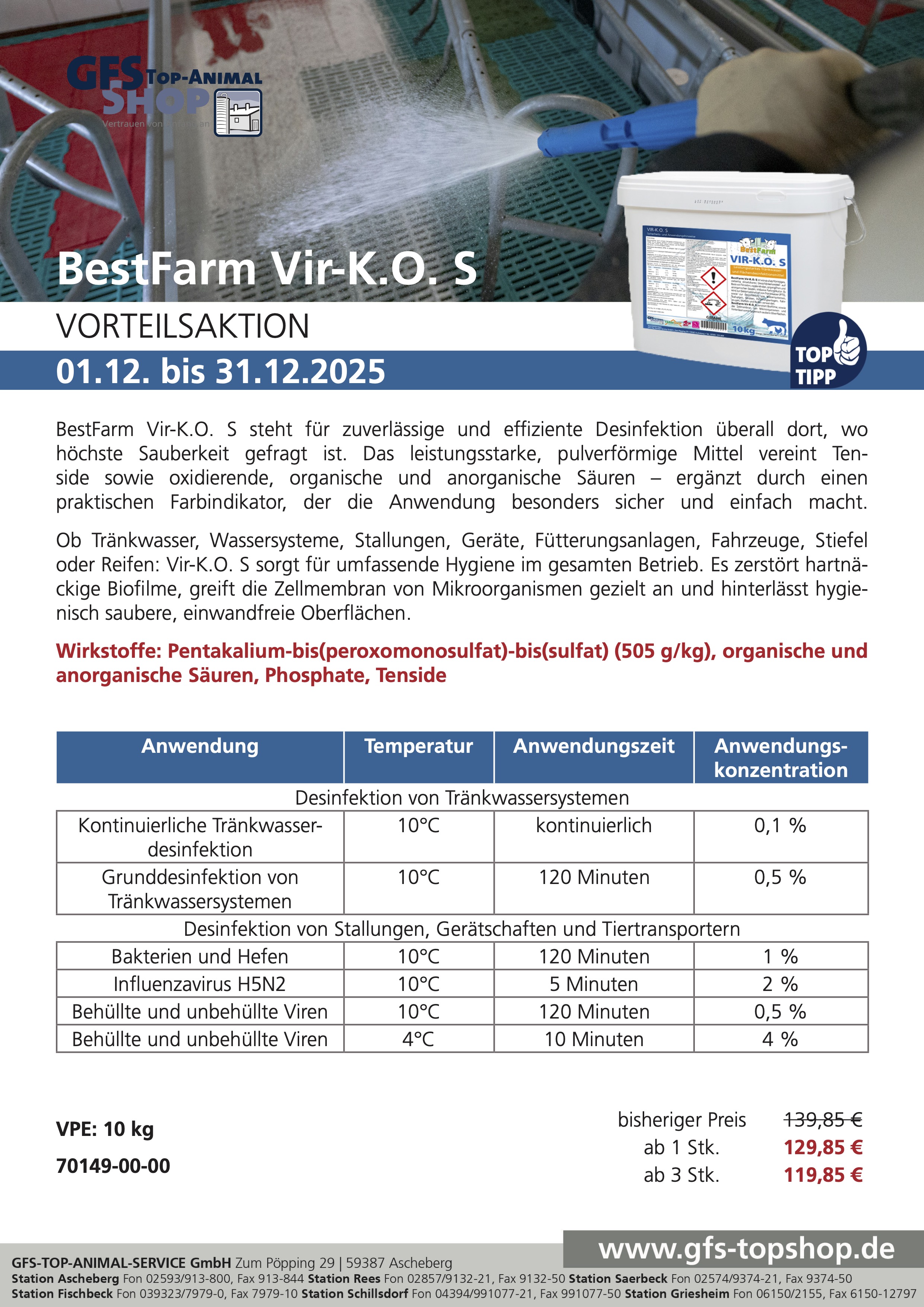 Vorteilsaktion BestFarm Vir-K.O. S