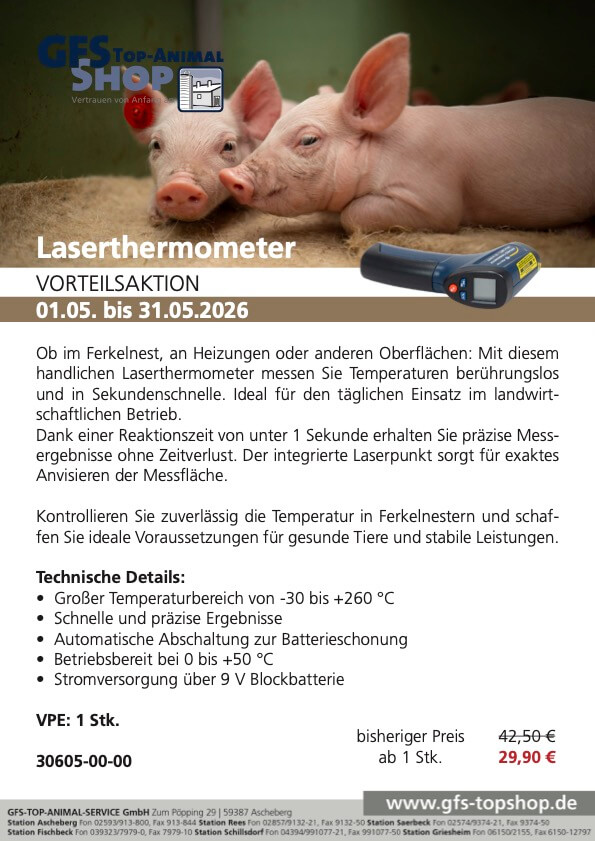 Vorteilsaktion Laserthermometer