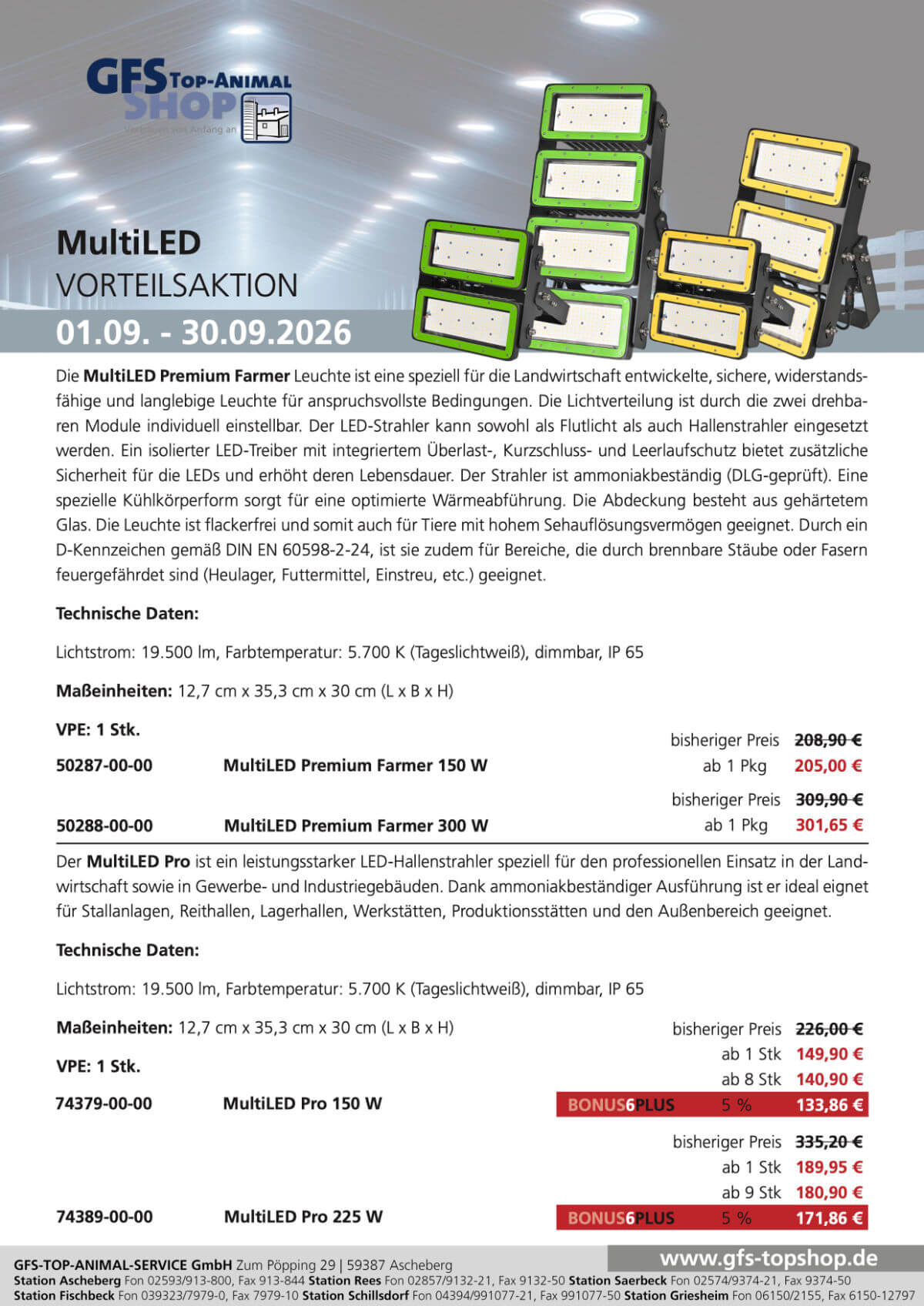 Vorteilsaktion MultiLED