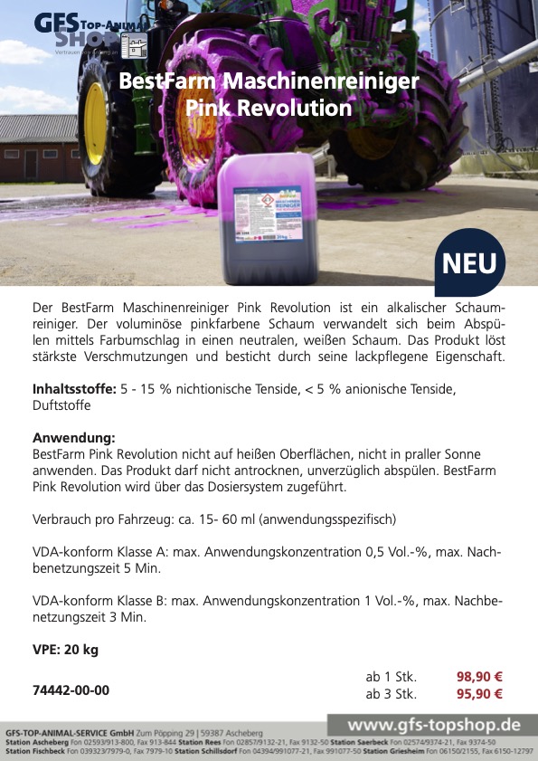 Vorteilsaktion Pink Revolution