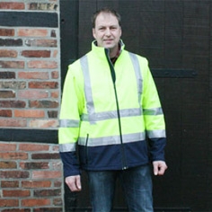 Softshell Warnschutzjacke Softshell Warnschutzjacke