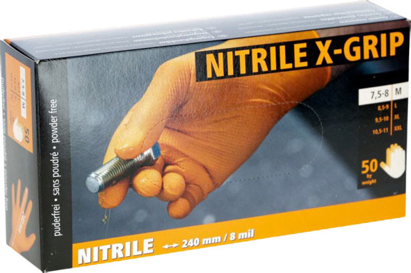 Einmalhandschuh Nitrile X-Grip (50 Stk.)