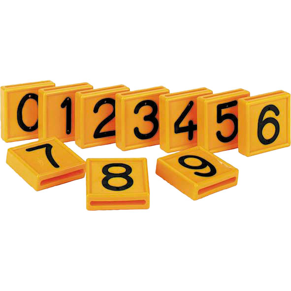 Nummerblock gelb