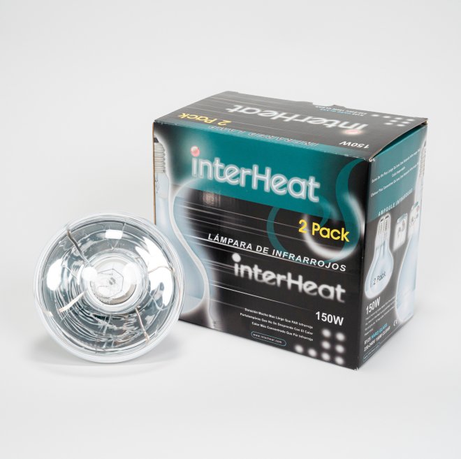 Infrarotlampe weiß 150 W Interheat
