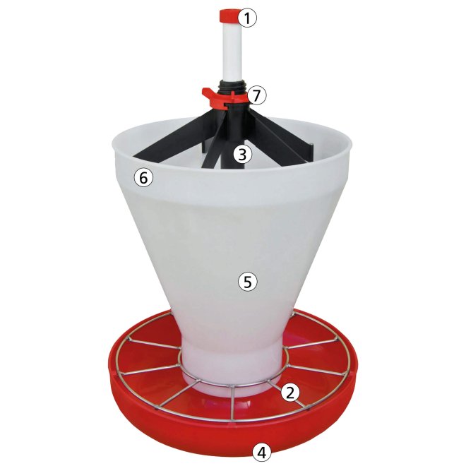 Ferkelschale Maxi, mit Trichter #1