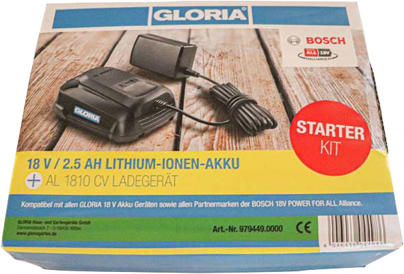 Gloria Akku AutoPumpe Akku Starter-Kit
