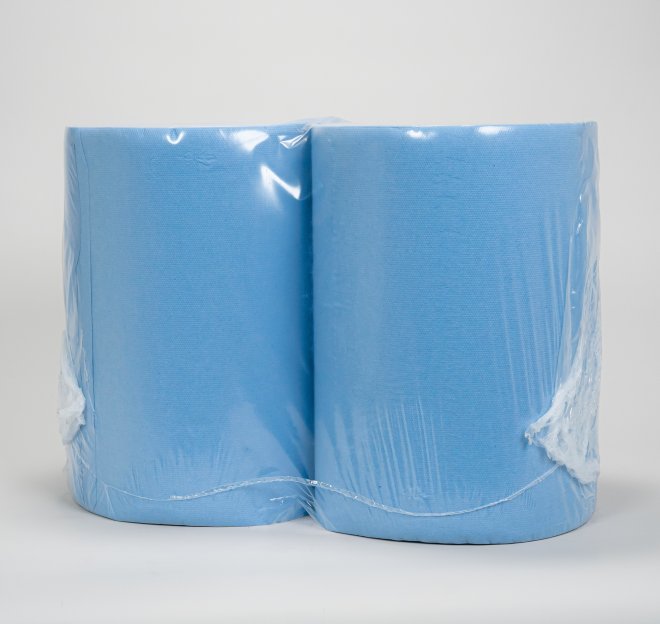 Putzpapierrolle Maxi blau - Doppelpack