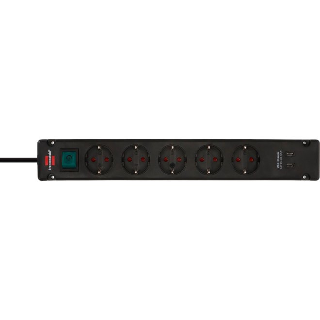 Steckdosenleiste 5-fach mit USB-C Ladebuchsen #1