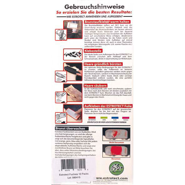 Estrotect Brunst Detector (10 Stk) #1