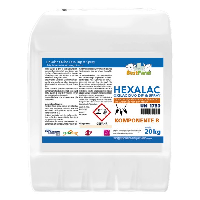 BestFarm Oxilac Duo Dip & Spray (2x20kg) #1
