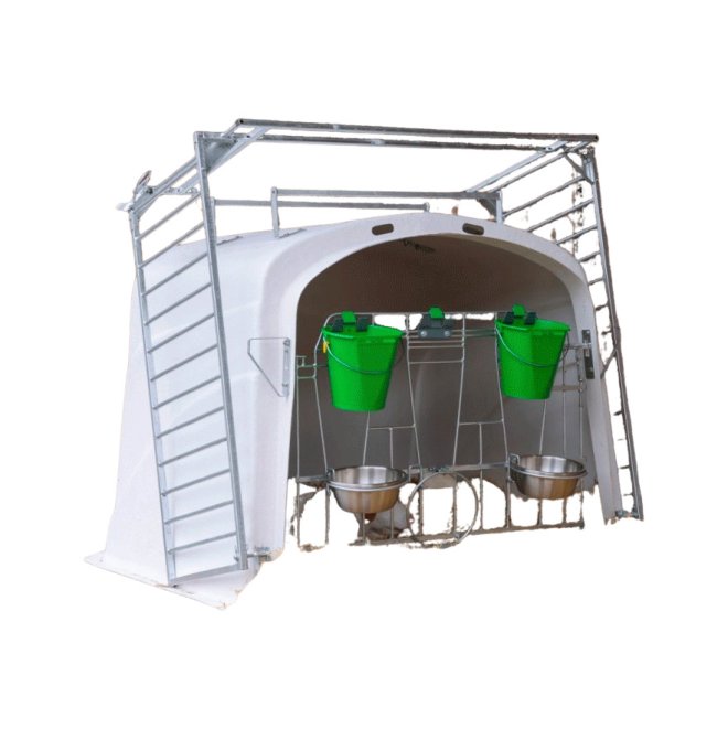 Calf-House Premium DUO mit Zaun #5