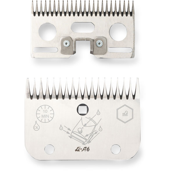 Lister Ersatzschermessersatz Li A6 Grobschur 24/18 Zähne