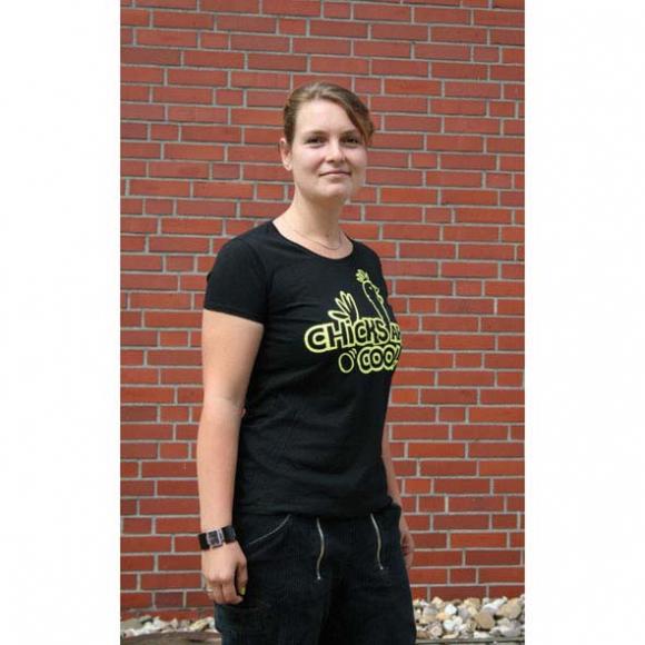 T-Shirt "Chicken are cool" Damen