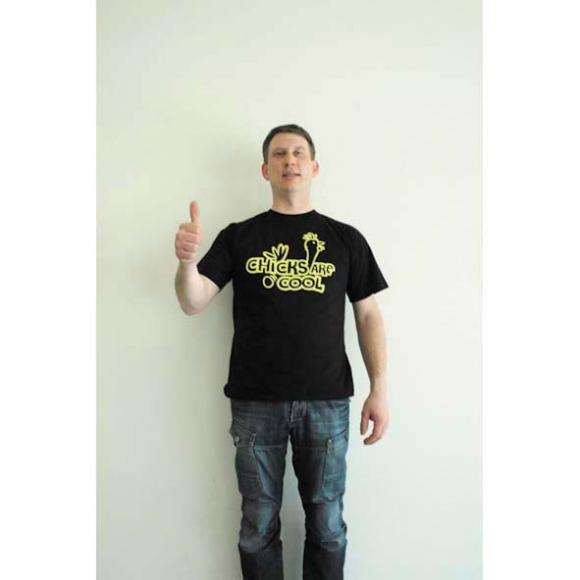 T-Shirt "Chicken are cool" Herren