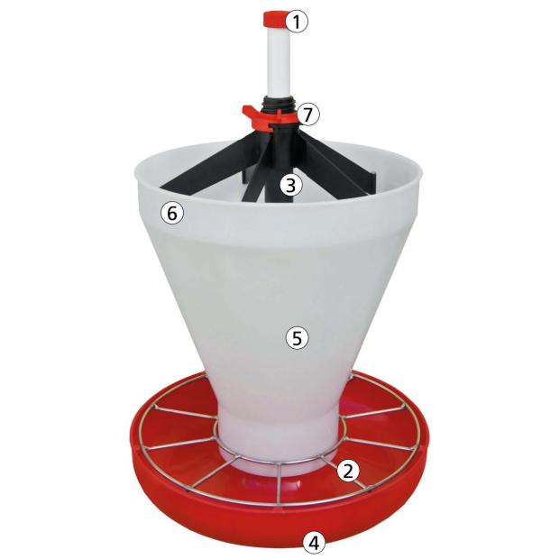 Ferkelschale Maxi, mit Trichter