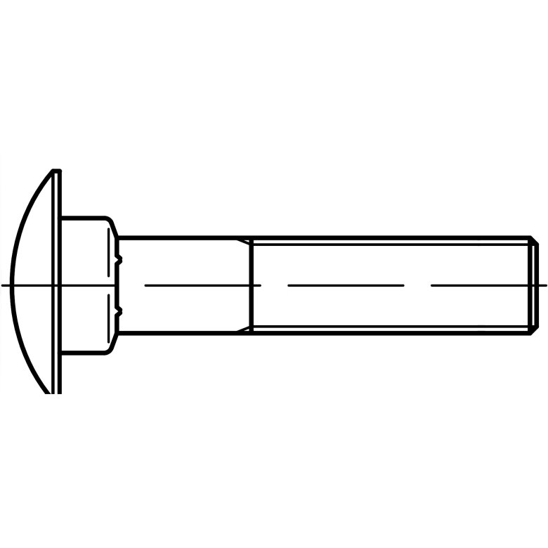 Flachrundschrauben A2 M8 x 30 mm (100 Stk.)