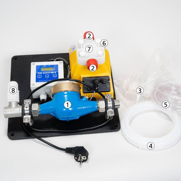 HQ-Easymix pro mit Auto-Entlüfter bis 1 %, DN 3/4