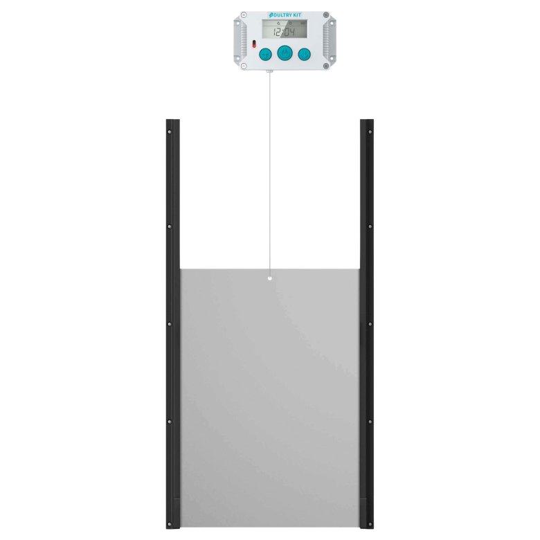 Automatische Hühnertür m. Schiebetür 30x40 cm