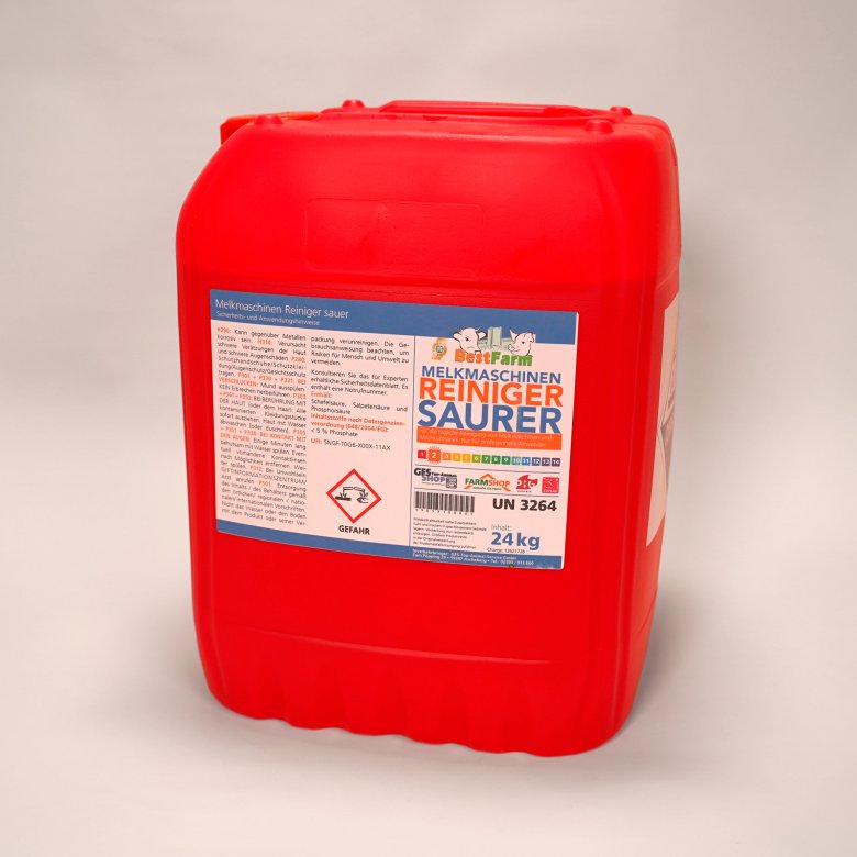 BestFarm Melkmaschinenreiniger Sauer (24 kg)