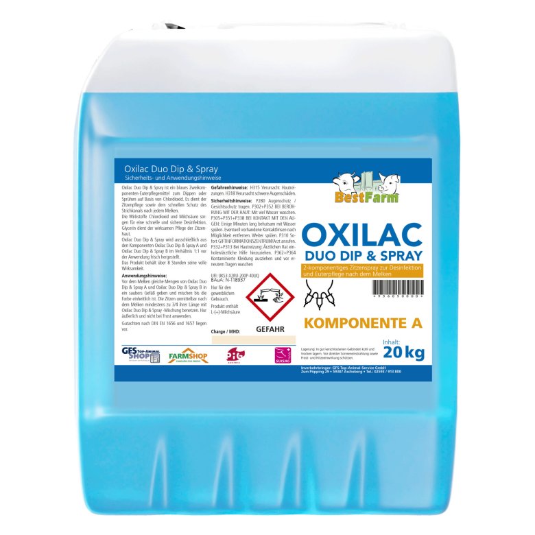 BestFarm Oxilac Duo Dip & Spray (2x20kg)