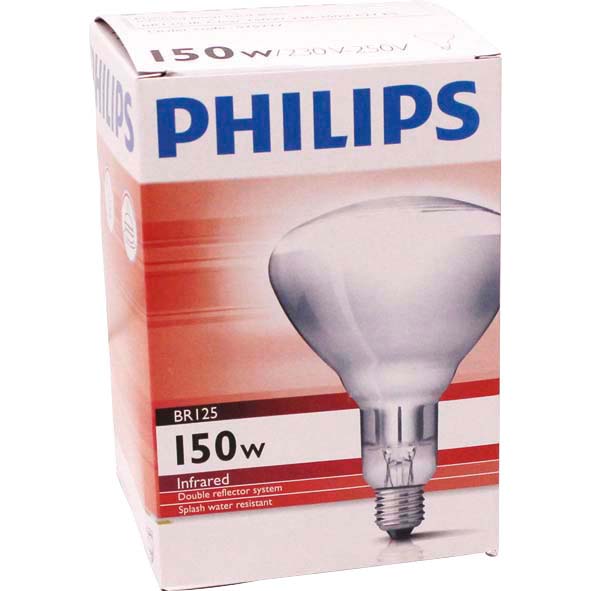 weiß Infrarotbirne Philips 150 W 