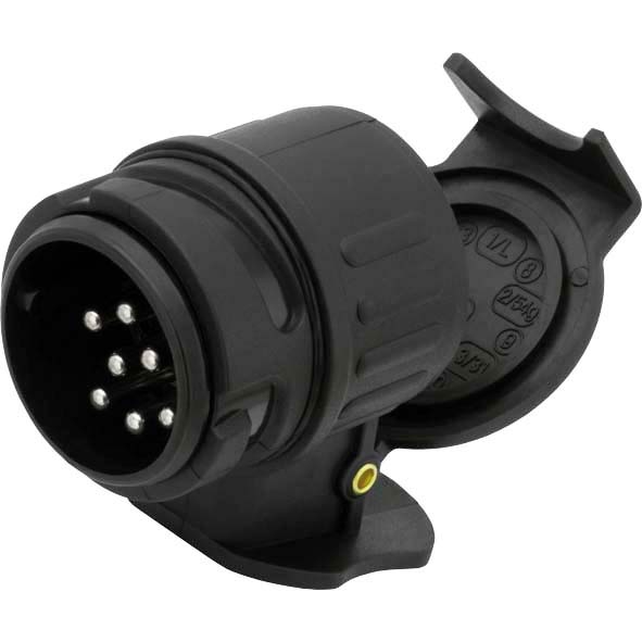 7 Poliger Stecker Auf 13 Polig Umbauen Adapter 13 poliger Stecker / 7 polige Steckdose