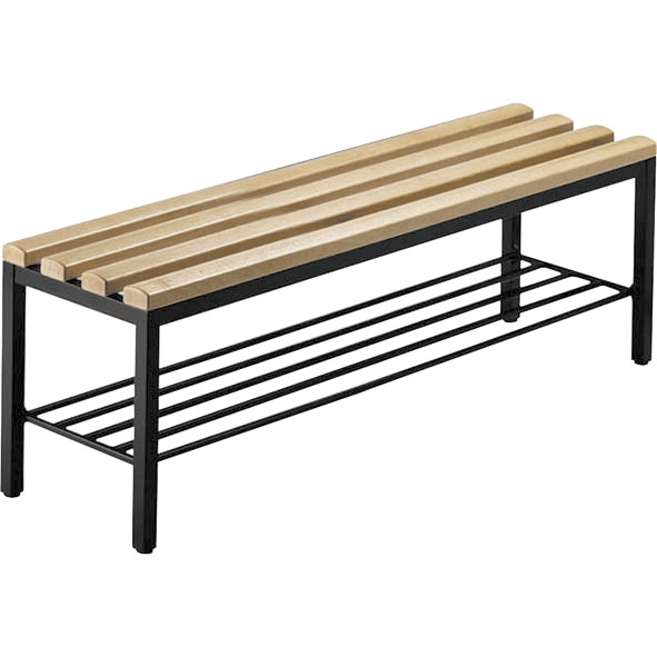 Freistehende Sitzbank 100 mit Schuhrost