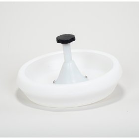 Laka Ferkelschale Mini weiß mit J-Haken