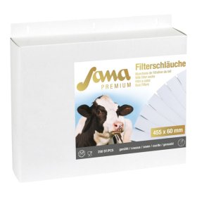 Milchfilter Sana Premium 455 x 57 genäht, 250 Stück