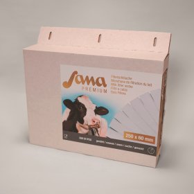 Milchfilter Sana Premium 250x57 genäht, 250 Stück