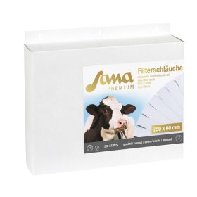 Milchfilter Sana Premium 250 x 57 genäht, 250 Stück